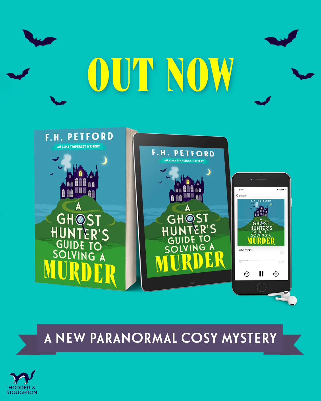 out now! Ghost Hunter’s Guide to Solving a Murder.